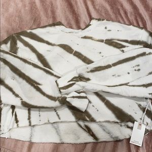 NWT Good American Crop sweatshirt